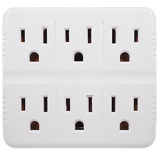 Go Green 6-Outlet Wall Tap Adapter