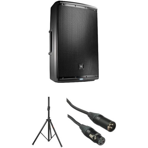 JBL EON Powered 15" Two-Way Speaker with PA Speaker Kit
