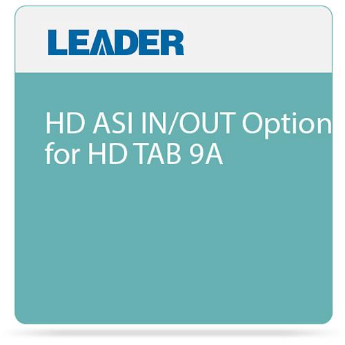 Leader HD ASI IN OUT Option for HD TAB 9A