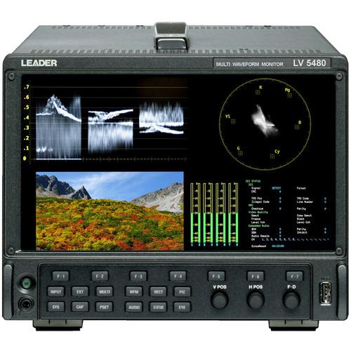 Leader Multi SDI Waveform Monitor with Up to 8-Inputs