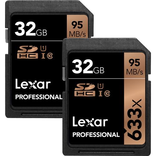 Lexar 32GB Professional UHS-I SDHC Memory Card