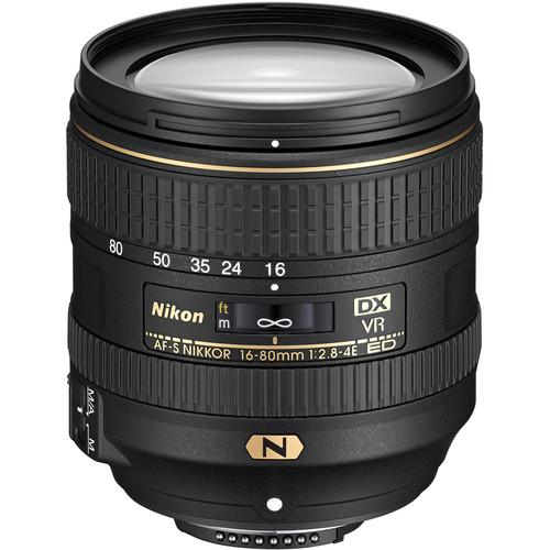 Nikon AF-S DX NIKKOR 16-80mm f 2.8-4E ED VR Lens