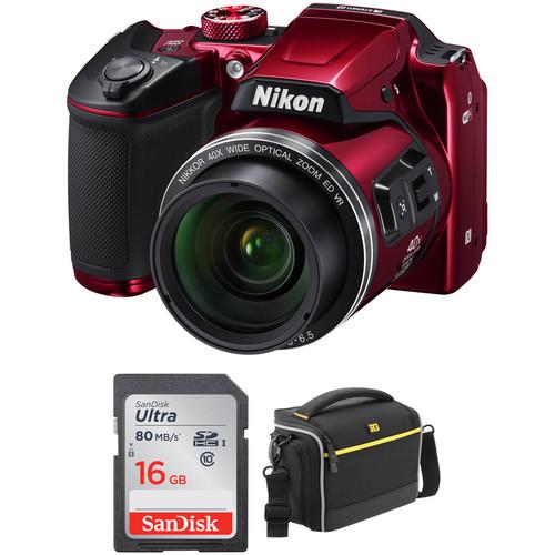 Nikon COOLPIX B500 Digital Camera with Free Accessory Kit