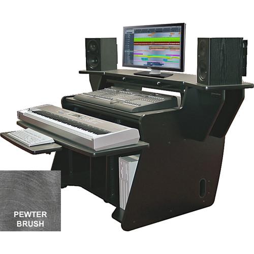 Omnirax NT2 Keyboard Composing Mixing Workstation with Sliding Monitor Bridge