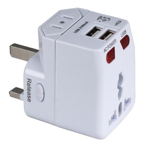 QVS Premium World Power Travel Adapter Kit