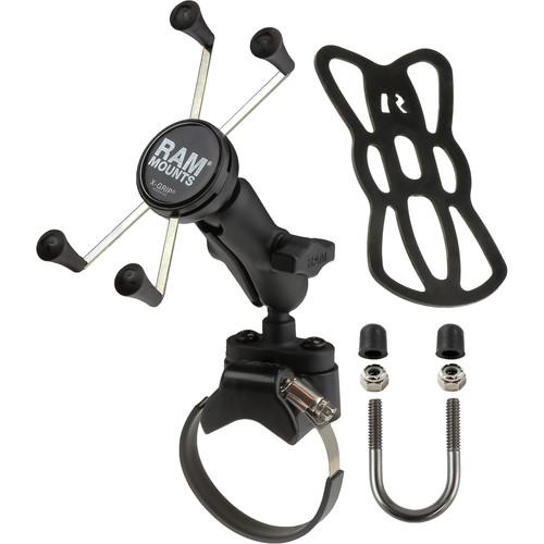 RAM MOUNTS X-Grip Large Phone Craddle Kit with U-Bold & UTV Strap Base