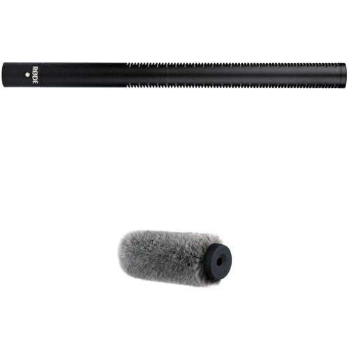 Rode NTG3B RF-Bias Shotgun Microphone and Auray Fur Windshield Kit