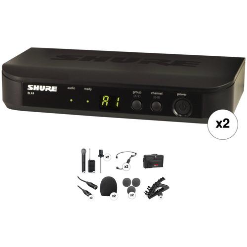Shure BLX Wireless Presentation Dual Combo Kit