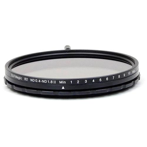 SLR Magic 82mm Self-Locking Variable Neutral Density 0.4 to 1.8 Filter