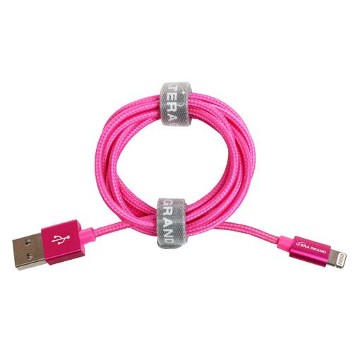 Tera Grand Apple MFi Lightning to USB Braided Cable with Aluminum Housing