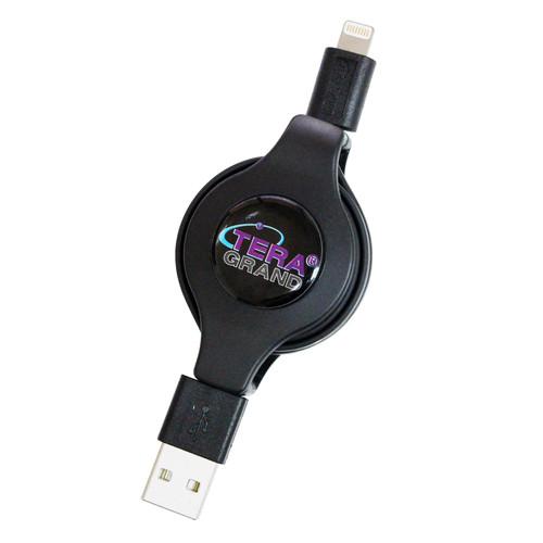 Tera Grand Apple MFi Lightning to USB Sync and Charge Retractable Cable