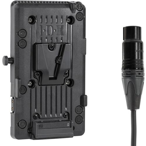 Wooden Camera V-Mount Plate with XLR Connector