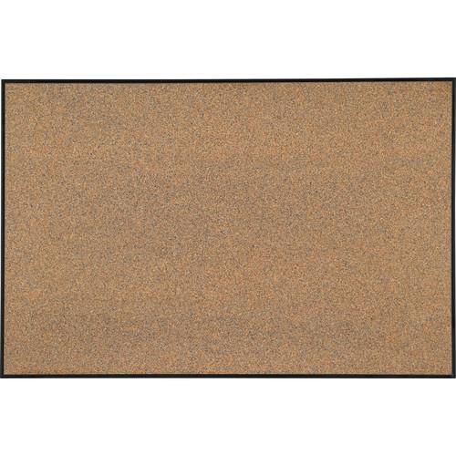 Best Rite Black Splash-Cork Tackboard with Aluminum Ultra Trim
