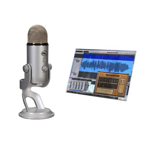 Blue Yeti Professional Recording Kit for Vocals with USB Mic & Software