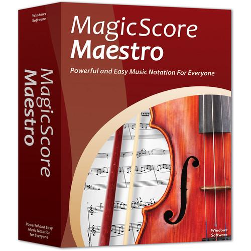 eMedia Music MagicScore Maestro 8 - Music Composition and Notation Software