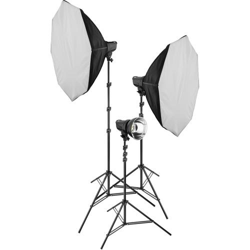 Genaray MonoBright 750 Bi-Color LED 3-Light Kit