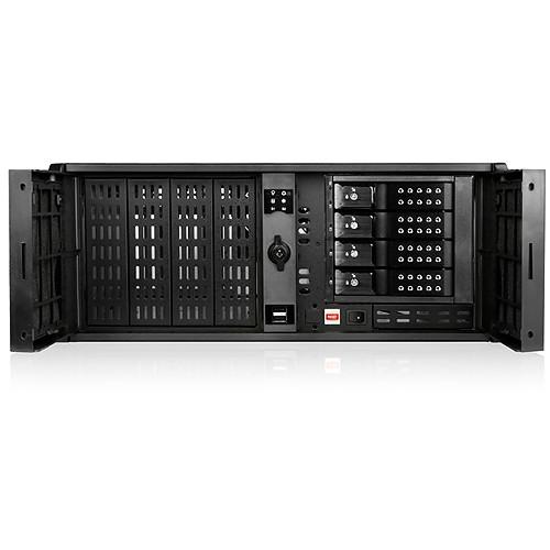 iStarUSA 4 RU Compact Stylish Trayless Rackmount Chassis for Four 3.5" Hotswap Drives