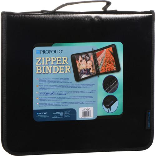 Itoya Zipper Portfolio Case with Multi-Ring Binder