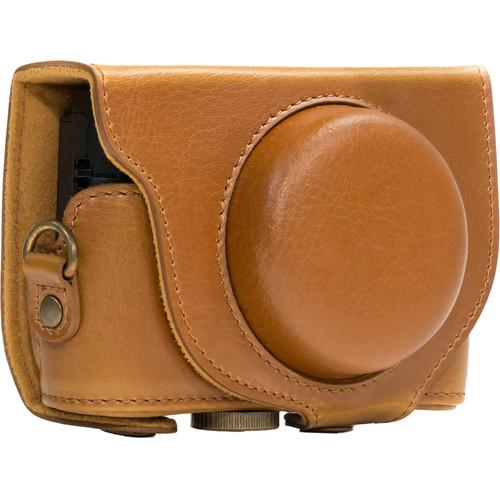 MegaGear Ever Ready  Leather Camera Case for Sony Cyber-shot DSC-HX90V or DSC-HX80B