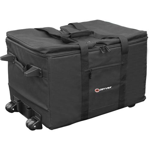 Odyssey Innovative Designs Redline Series Utility Shuttle Bag with Pullout Handle and Wheels
