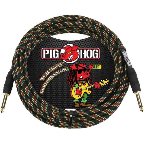 Pig Hog Vintage-Series Woven Instrument Cable