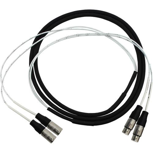 Pro Co Sound 2-Channel Neutrik NC3MX-1 3-Pin XLR Male to Neutrik NC3FX-1 3-Pin XLR Female Audio Cable