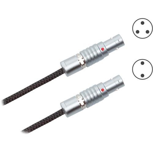 Redrock Micro 3-Pin LEMO to 2-Pin LEMO flexCable for Select Teradek and Paralinx Video Transmitters