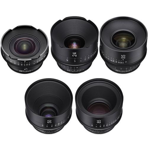 Rokinon Xeen 14, 24, 35, 50, 85mm Cine Lens Bundle