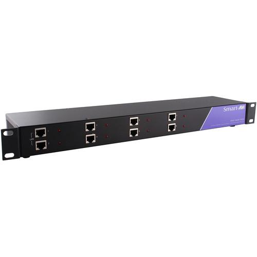Smart-AVI 8-Port HDMI, IR, and Power Extender over Cat-5e 6 Cable