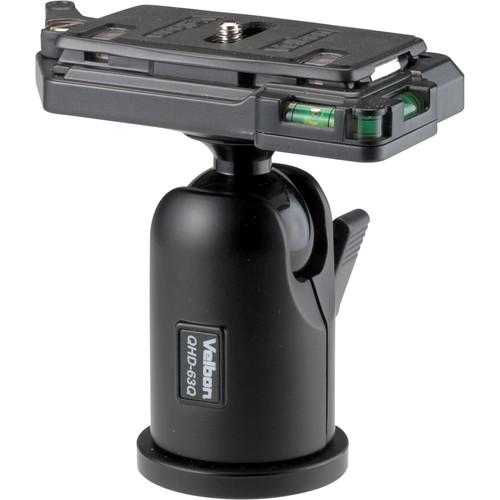 Velbon QHD-63Q Ball Head with Quick Release Plate