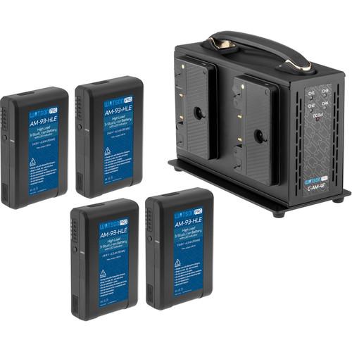 Watson Pro Four 15A High-Load 14.8V 93Wh Batteries & Quad Position Charger Kit