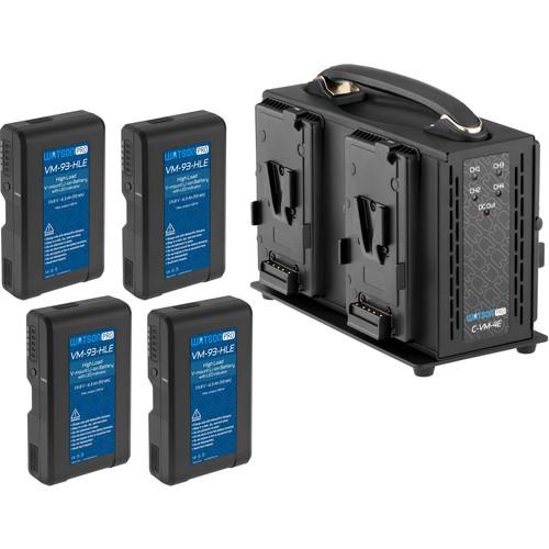 Watson Pro Four 15A High-Load 14.8V 93Wh Batteries & Quad Position Charger Kit