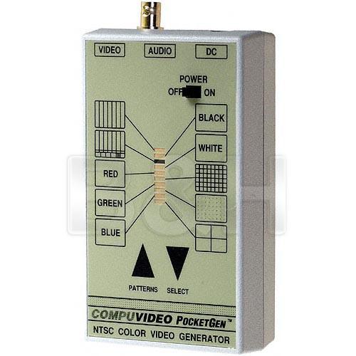 Compuvideo PG-7A PocketGen 7 SMPTE Bar Signal Generator, Balanced Audio Tone , Composite, NTSC