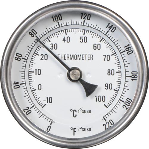 Delta 1 3" Dial Darkroom Thermometer