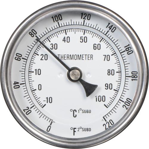 Delta 1 3" Dial Darkroom Thermometer 1 2" IPC