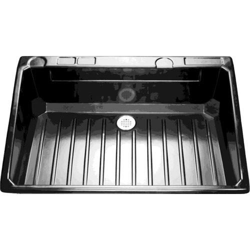Delta 1 The Sink II ABS Plastic - Black 6" Deep