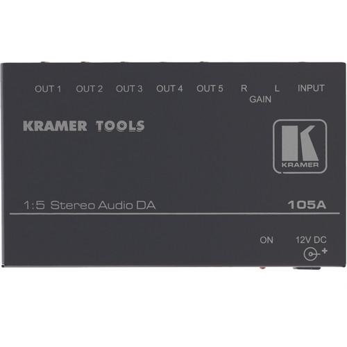 Kramer CVG-105A Distribution Amplifier, 1x5, Stereo Audio, Mini Series