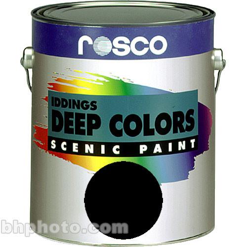 Rosco Iddings Deep Colors Paint - Black - 1 Qt.