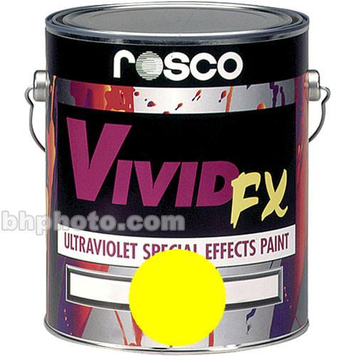 Rosco Vivid FX Paint - Lemon Yellow - 1 Gal.