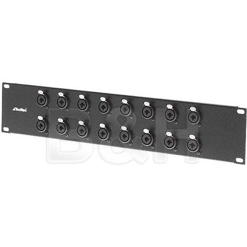 TecNec PB16-XLQ 16-Channel 1 4" & XLR Patch Bay