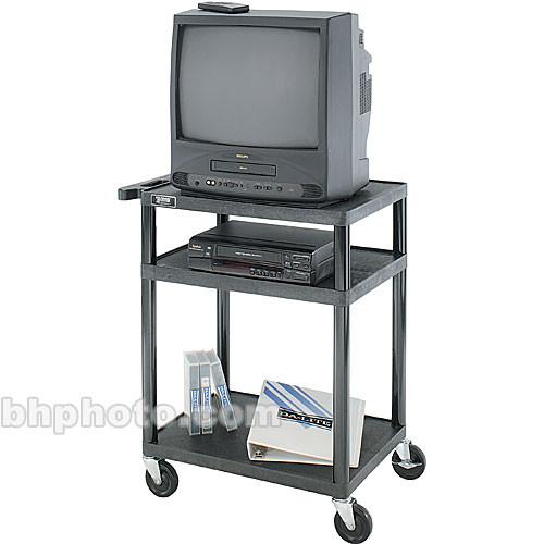 Advance PL2-34 PixMate Lightweight Plastic Cart - 18" x 24" Shelf - 34" Height