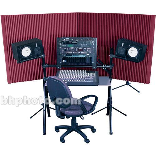 Auralex MAX-Wall 420 - Four 20" x 48" x 4 3 8" Mobile Acoustic Panels, Two MAX-Stands and Two MAX-Clamps