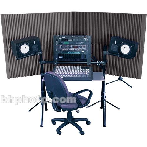 Auralex MAX-Wall 420 - Four 20" x 48" x 4 3 8" Mobile Acoustic Panels, Two MAX-Stands and Two MAX-Clamps