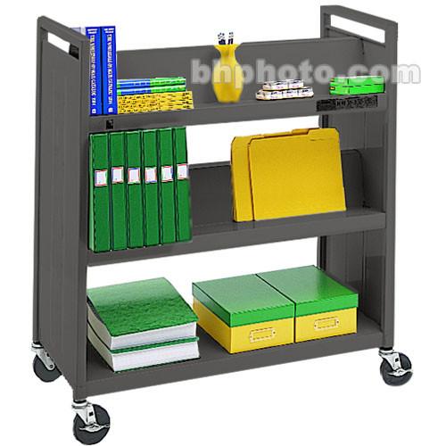 Bretford Mobile Utility Truck with 1 Flat & 4 Slanted Shelves - Anthracite