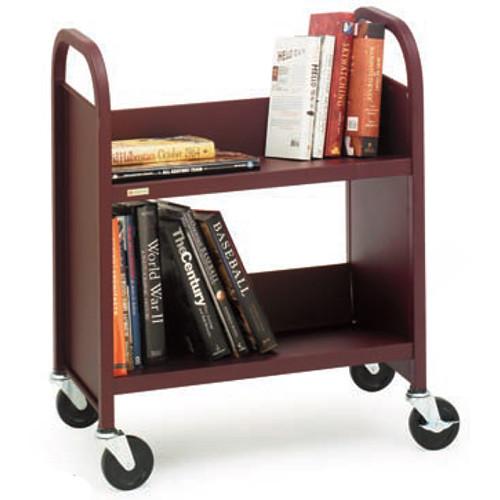 Bretford Mobile Utility Truck with 2 Slanted Shelves & 2" Casters - Topaz