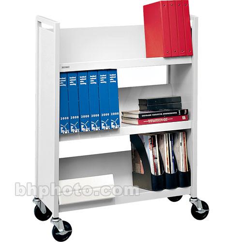 Bretford Mobile Utility Truck with 3 Slanted Shelves - Aluminum