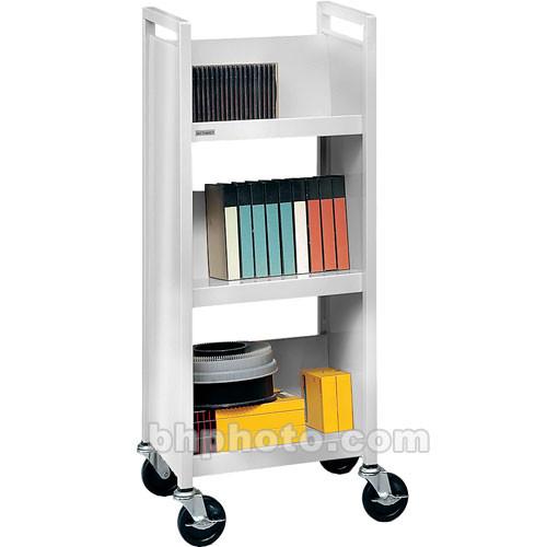 Bretford Mobile Utility Truck with 3 Slanted Shelves - Aluminum
