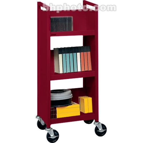 Bretford Mobile Utility Truck with 3 Slanted Shelves - Cardinal
