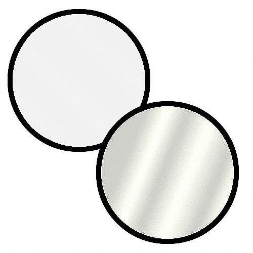 Impact Collapsible Circular Reflector Disc - Silver White - 12"