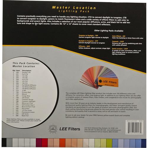 LEE Filters Master Location Filter Pack - 36 Sheets